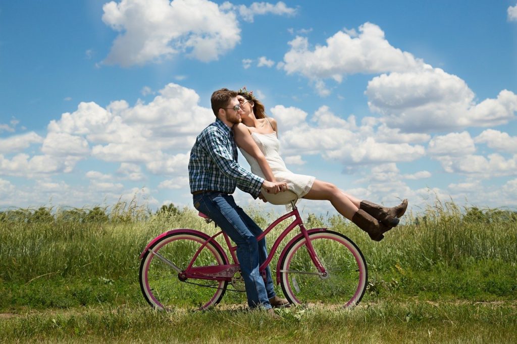Une balade à vélo en amoureux